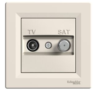 TV/SAT-розетка кінцева крем Asfora