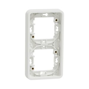 Рамка двомісна вертикальна IP55, біла, Mureva Styl Schneider Electric MUR39151
