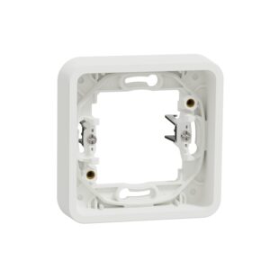 Рамка одномісна із затискачами IP55, біла, Mureva Styl Schneider Electric MUR39108