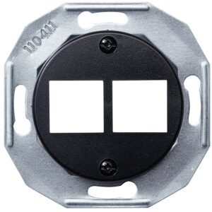 Центральна плата RJ45*2 Renova чорний