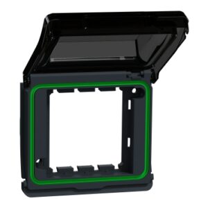Кришка бокса для Unica New IP55, чорний, Mureva Styl Schneider Electric MUR35110
