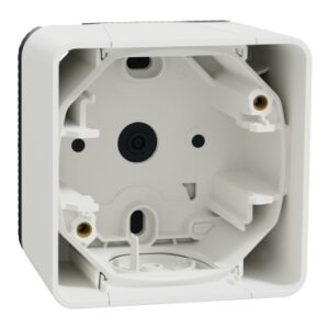 Одномісний бокс для поверхневого монтажу IP55, білий Mureva Styl Schneider Electric MUR39911