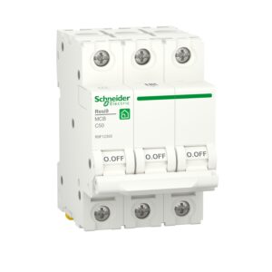 Автоматичний вимикач RESI9 Schneider Electric 50 А, 3P, крива С, 6кА
