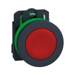 Кнопка прихованого монтажу Harmony XB5 Schneider Electric, пластик, червона ø30, пружинне повернення, без маркування 1 Н.В.