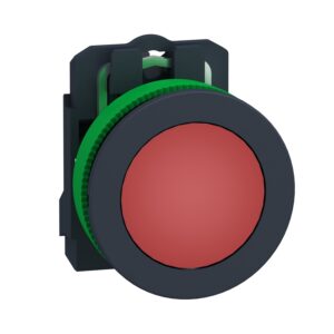 Сигнальна лампа Harmony XB5 Schneider Electric, прихований монтаж, пластик, червона, 30 мм, гладка лінза з вбудованим світлодіодом, 230…240 В