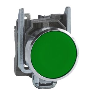 Кнопка зелена, 22 мм, пружинне повернення, без маркування, 1 Н.З. Harmony XB4, Schneider Electric