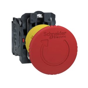 Кнопка аварійного зупину Harmony XB5 Schneider Electric, пластик, тригерної дії, 1 Н.З.