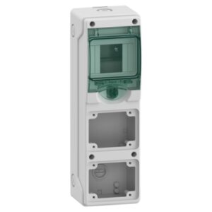 Щит Mureva 4 модулі 2 отвори IP65
