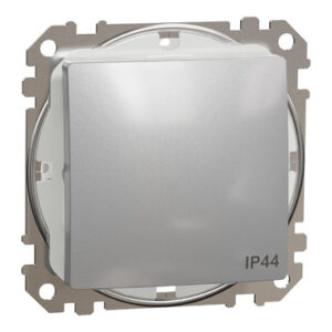 Одноклавішний перемикач IP44 Алюміній Sedna Design