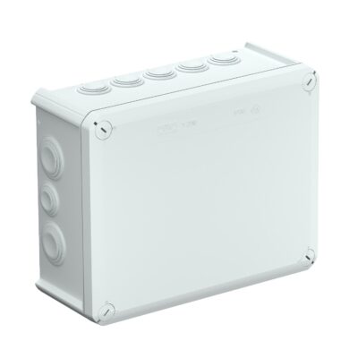 Коробка розподільча Т 250 з кабельними вводами, 240х190х95, ІР66, IK05, УФ-стійкий / ПП OBO Bettermann
