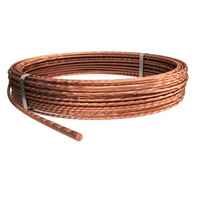 Трос мідний S 9-CU, 9 мм, бухта 100 м, мідь OBO Bettermann
