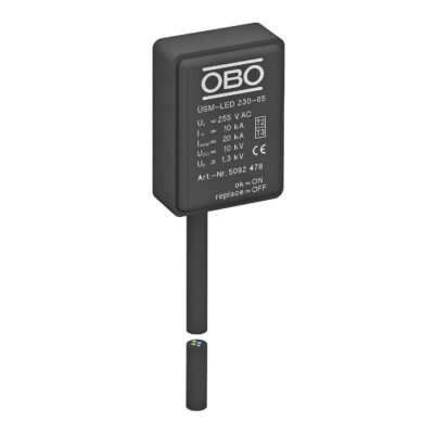 Обмежувач перенапруг Тип III ÜSM-LED 230- IP 65 OBO Bettermann