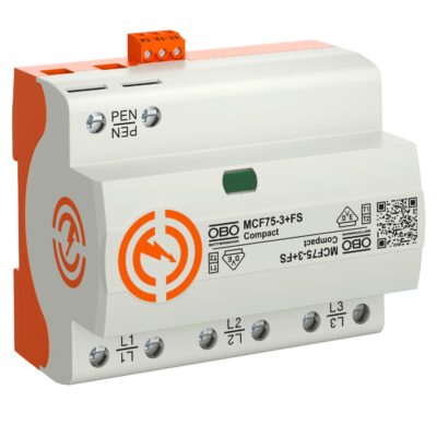 Компактний обмежувач перенапруг Тип I + II  MCF75-3+FS OBO Bettermann
