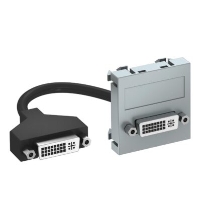 Розетка DVI-D modul 45 з кабелем підключення / алюмін. OBO Bettermann