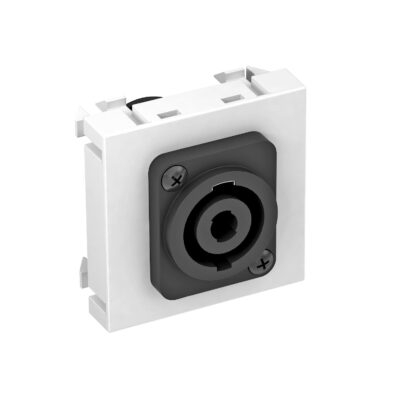 Розетка Speakon, modul 45 / біла OBO Bettermann