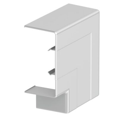 Кришка плоского кута 100x53 Rapid 45 / ПК/АБС / сріблястий OBO Bettermann