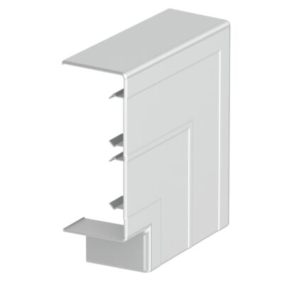 Кришка плоского кута 130x53 Rapid 45 / ПК/АБС / сріблястий OBO Bettermann