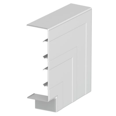 Кришка плоского кута 165x53 Rapid 45 / ПК/АБС / сріблястий OBO Bettermann