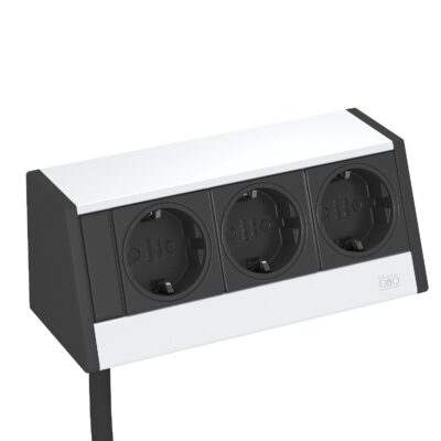 Розетковий блок DB 180мм, 3x 2р+E 250V~, кабель 3,0м / Anodised OBO Bettermann