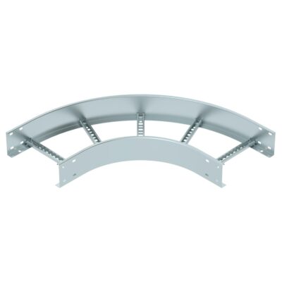Кутова секція 90° кабельростру з VS поперечинами, 110х300мм, FS (18-22 мкм) OBO Bettermann