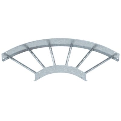 Кутова секція 90° кабельростру з VS поперечинами, 110х600мм, FT (40-60 мкм) OBO Bettermann