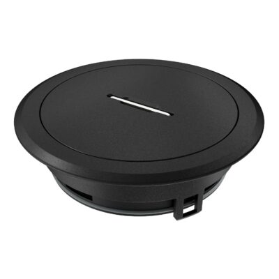 Кришка люка GES R2T KP, тубус, IK10, IP66 / глибокий чорний OBO Bettermann