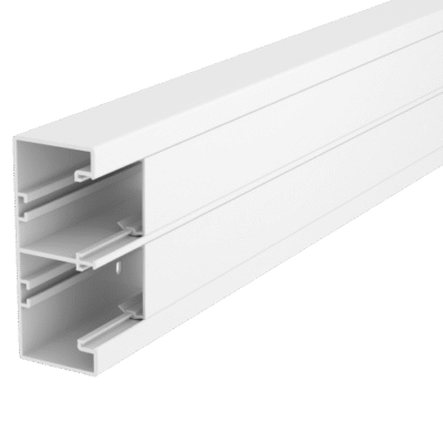 Кабельний канал Rapid 130x53, 2-секції, ПВХ, RAL 9010